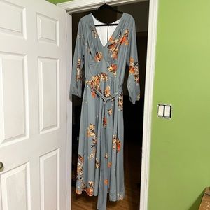 Floor length dress